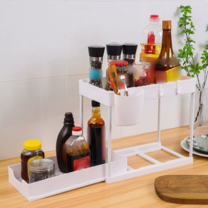 Organizador de cocina extraible bajo el armario