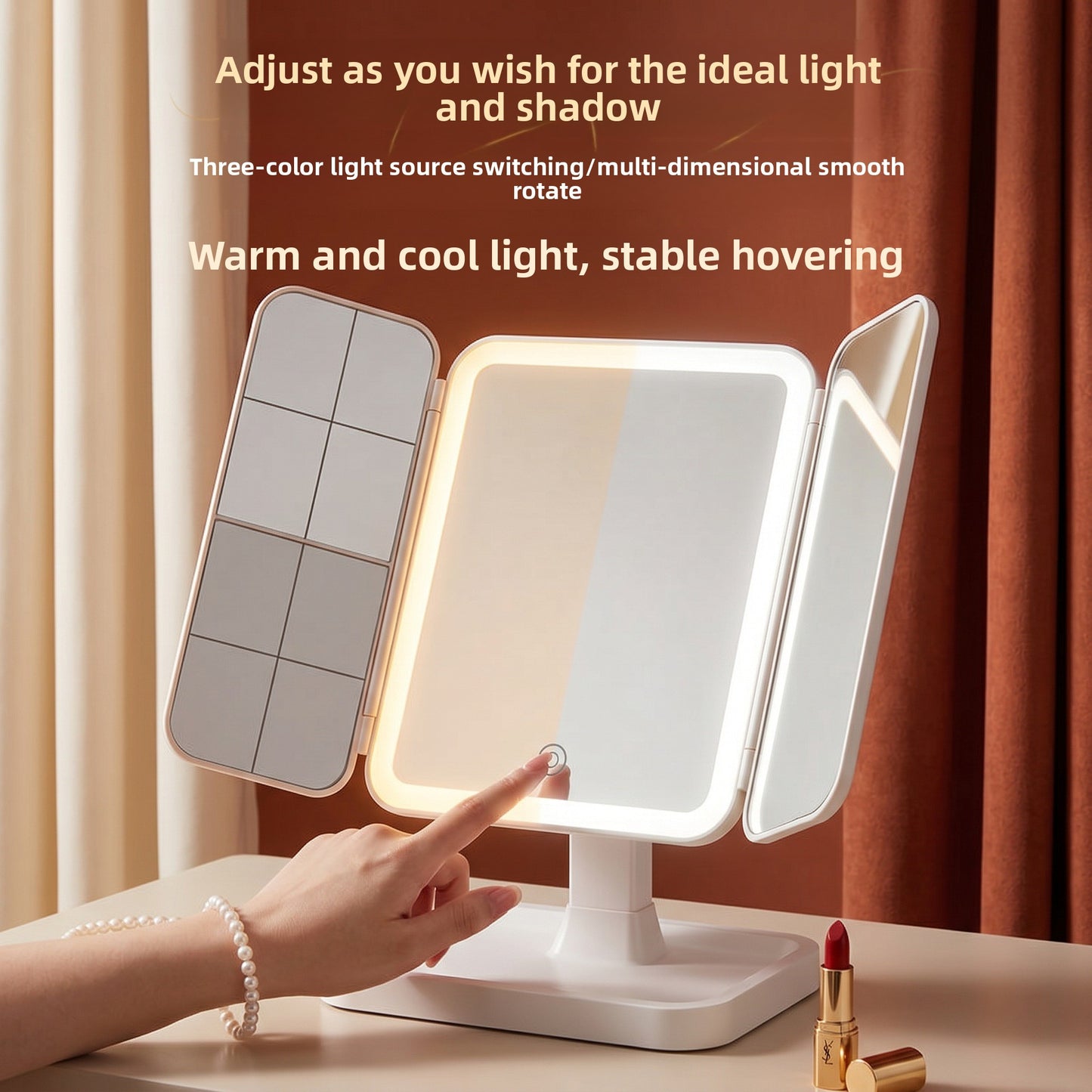 Espejo de Maquillaje LED