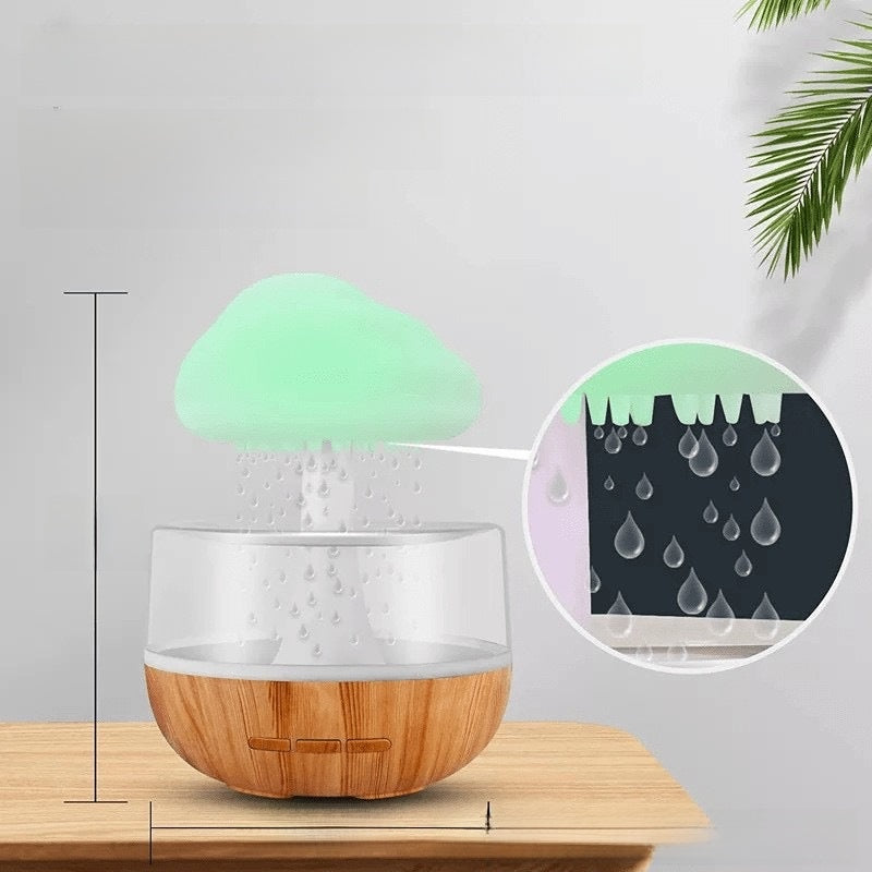 difusor de aromas con efecto lluvia
