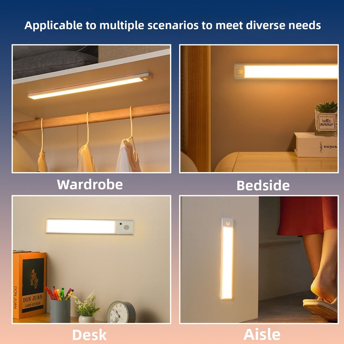 Lámpara LED con Sensor de Movimiento