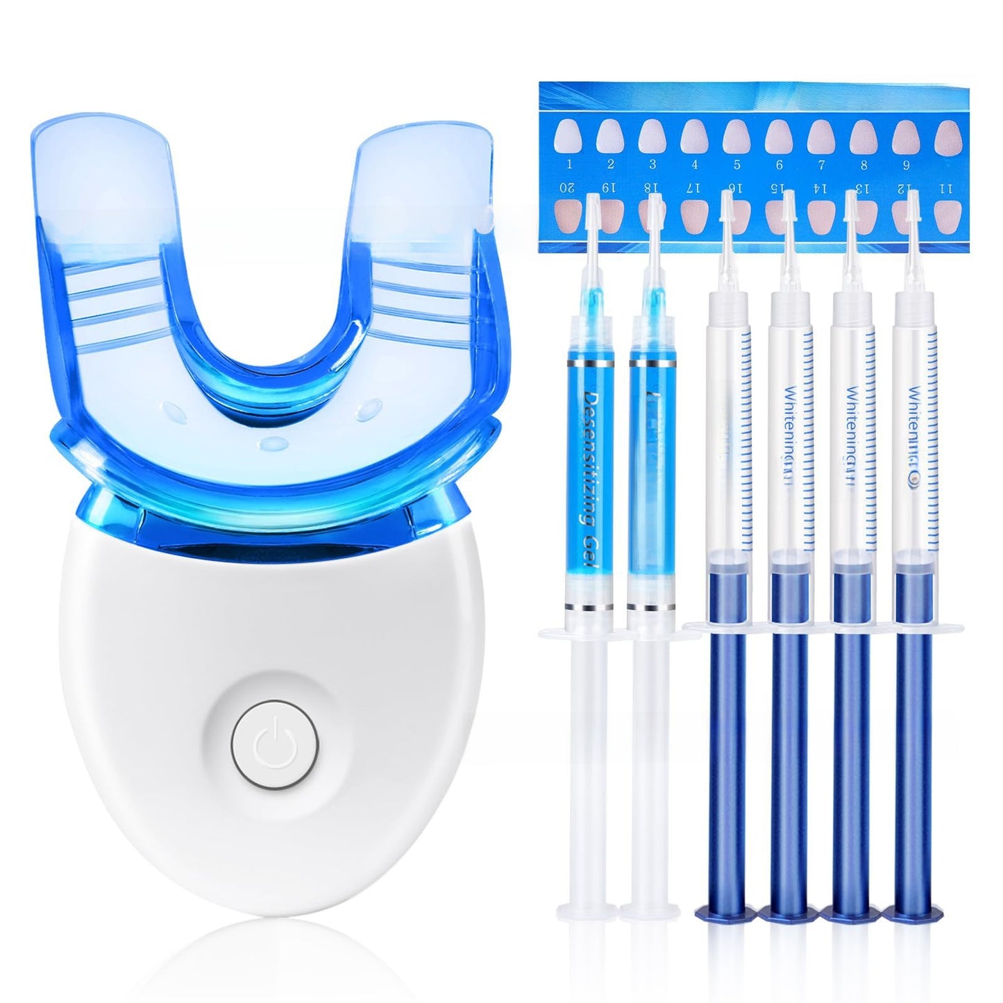 Kit de Blanqueamiento Dental con Luz LED