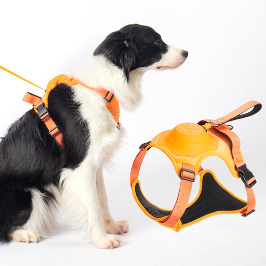 Arnés retráctil tipo chaleco para perros