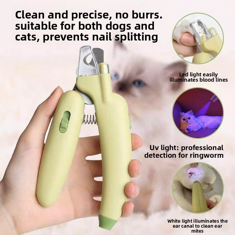 cortauñas para mascotas con guarda de seguridad