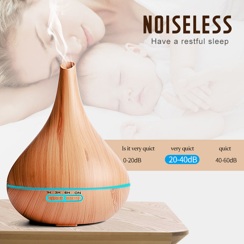 Difusor de aromaterapia de grano de madera