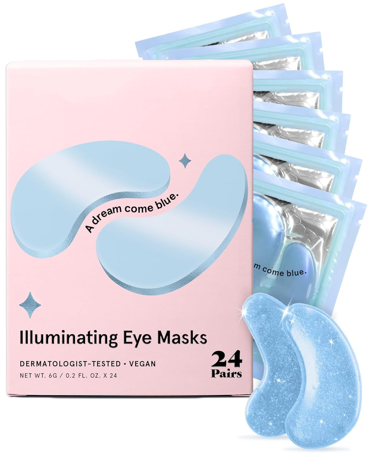 Mascarilla de Colágeno Azul para los Ojos
