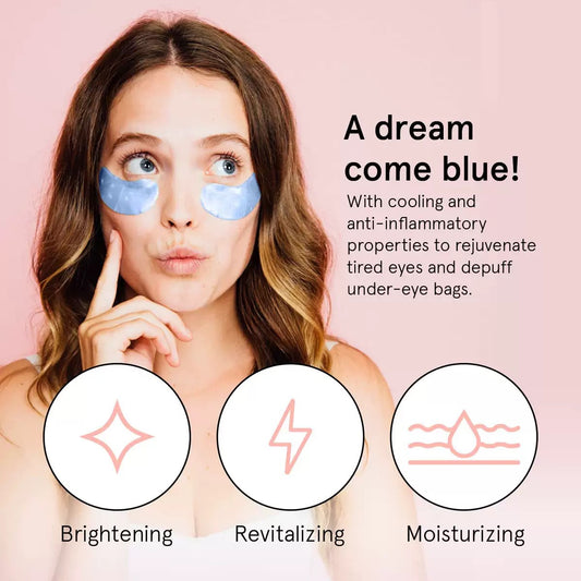 Mascarilla de Colágeno Azul para los Ojos