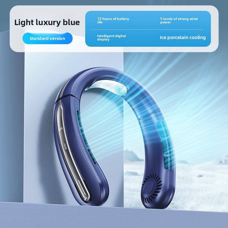 Ventilador Portátil Colgante sin Cuchillas USB