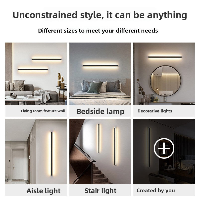 Lámpara de pared LED lineal minimalista