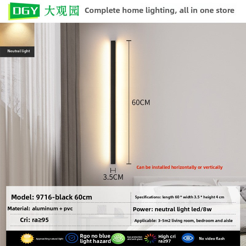 Lámpara de pared LED lineal minimalista