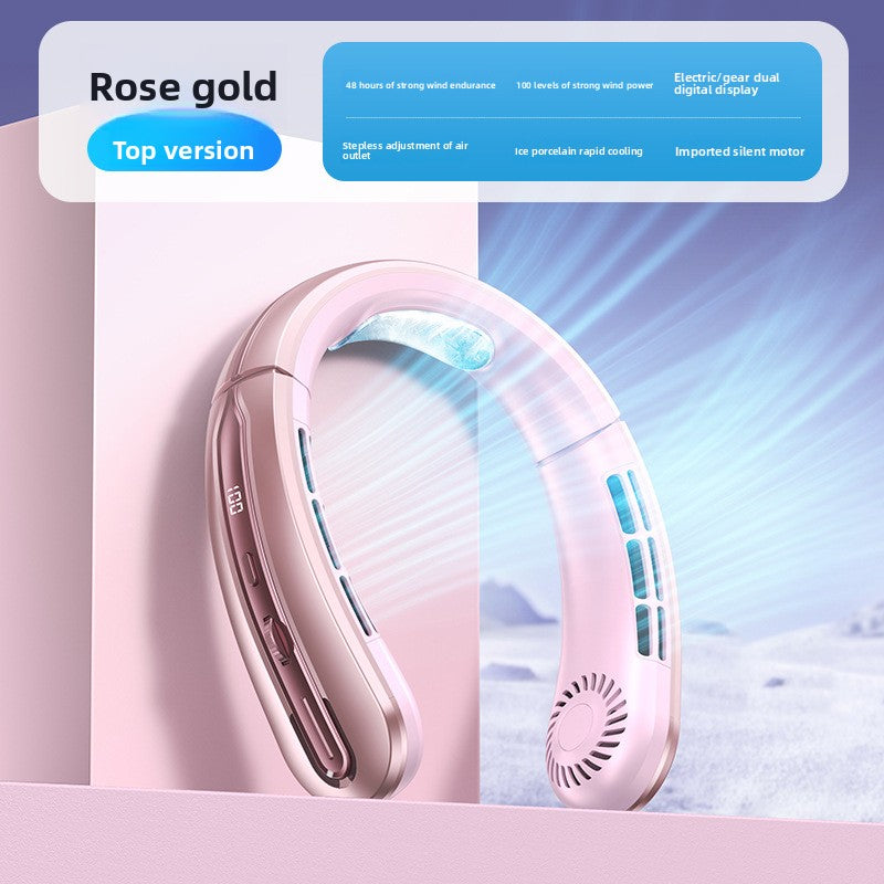 Ventilador Portátil Colgante sin Cuchillas USB