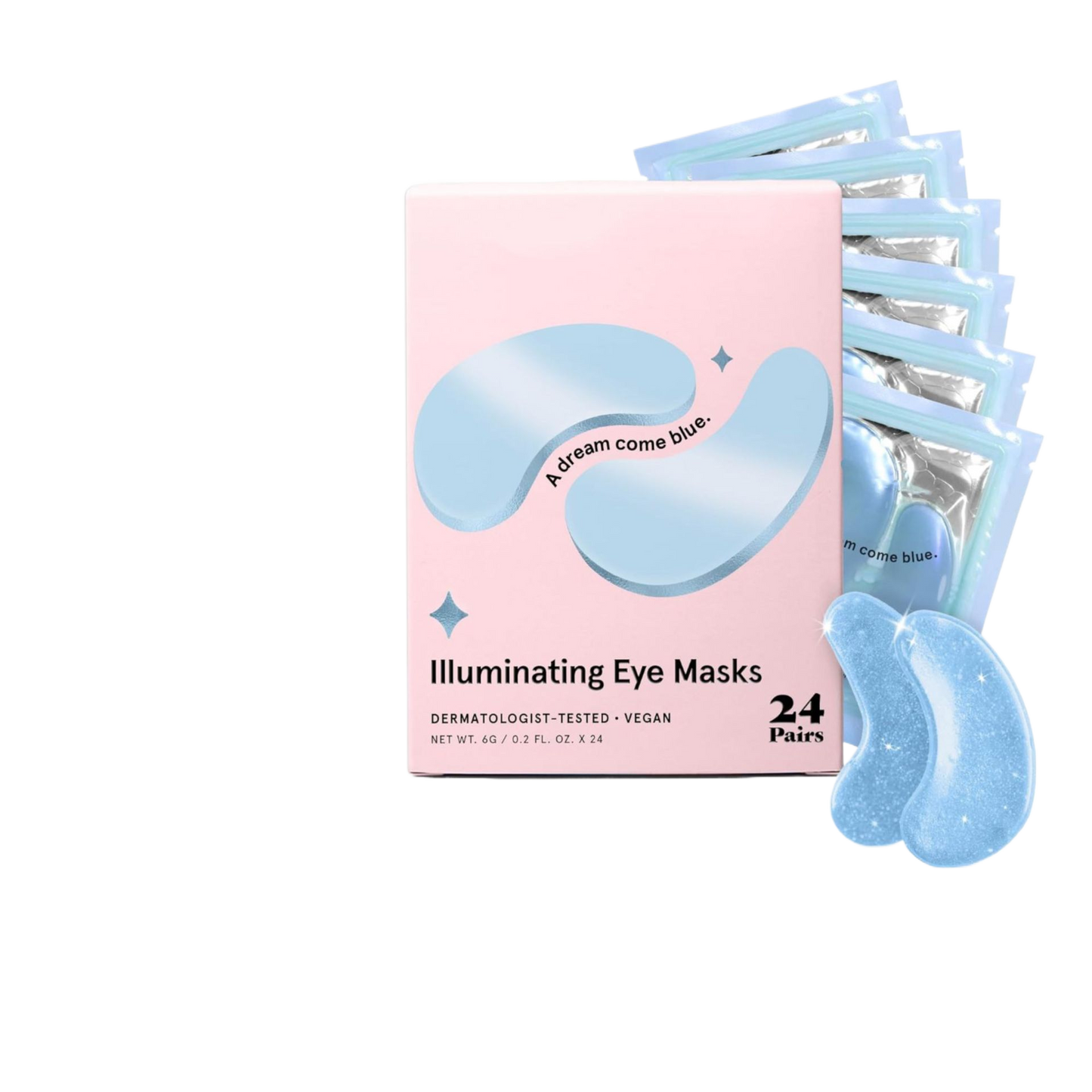 Mascarilla de Colágeno Azul para los Ojos