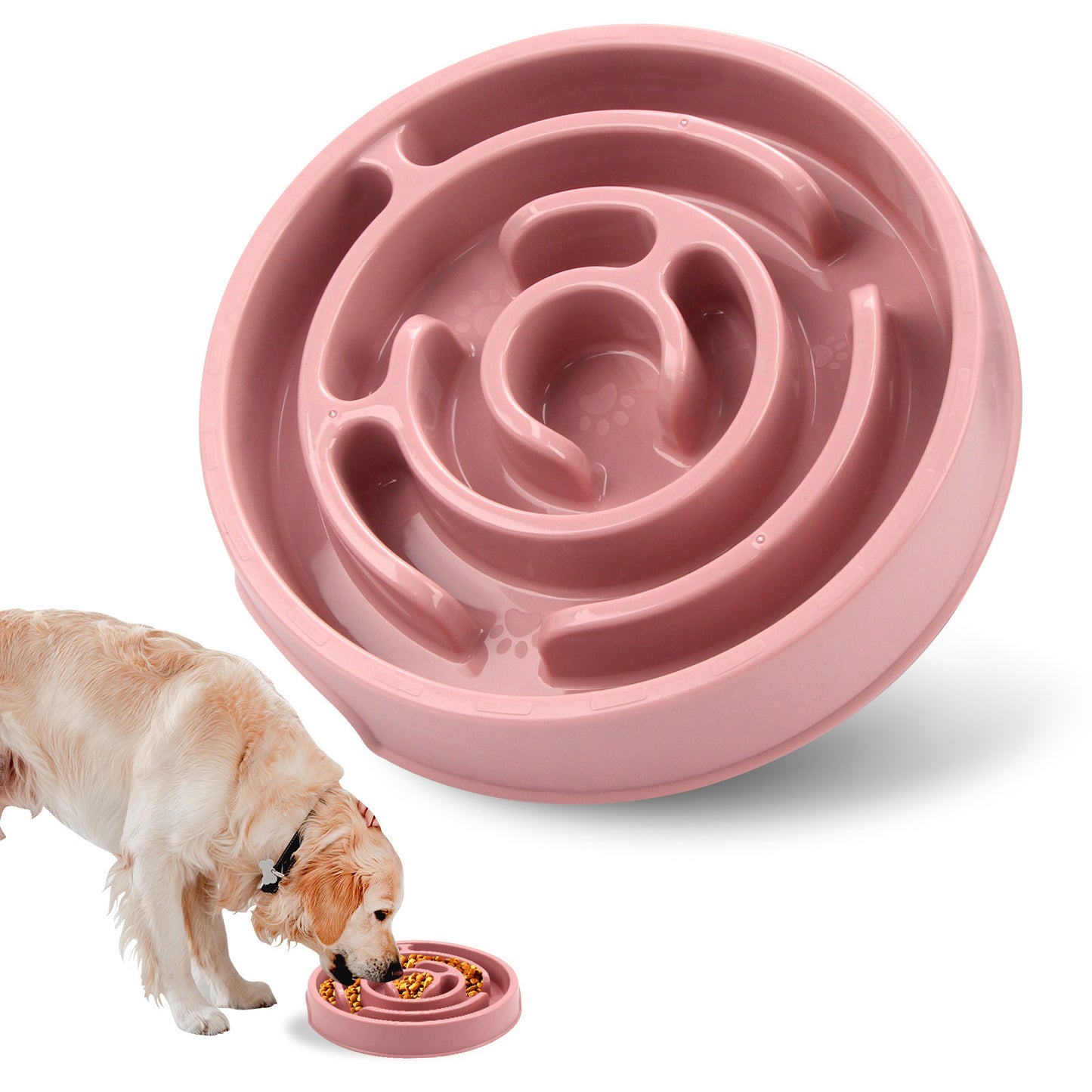 Bandeja antideslizante para mascotas de comedero lenta